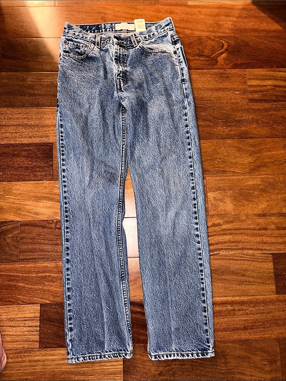 Lee Regular Fit Straight Leg Jeans in Blue Waist 30 L32